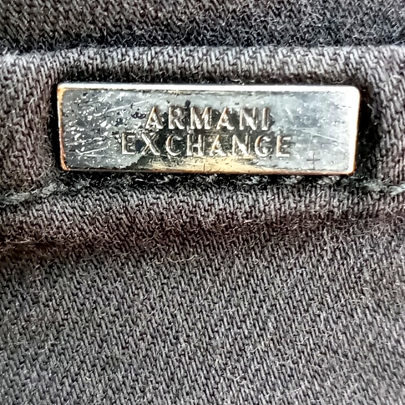 A/X Armani Exchange Women's Super Skinny 26 Black Distressed Jeans - Picture 7 of 13